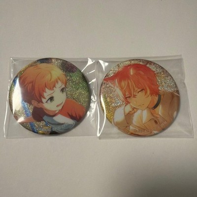 Proj Sekai Akito Shinonome Glitter Can Badge Set Vivid BAD SQUAD Dog Ear