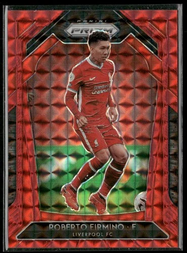 2020-21 Panini Prizm Premier League #254 Roberto Firmino Red Mosaic Prizm #/159