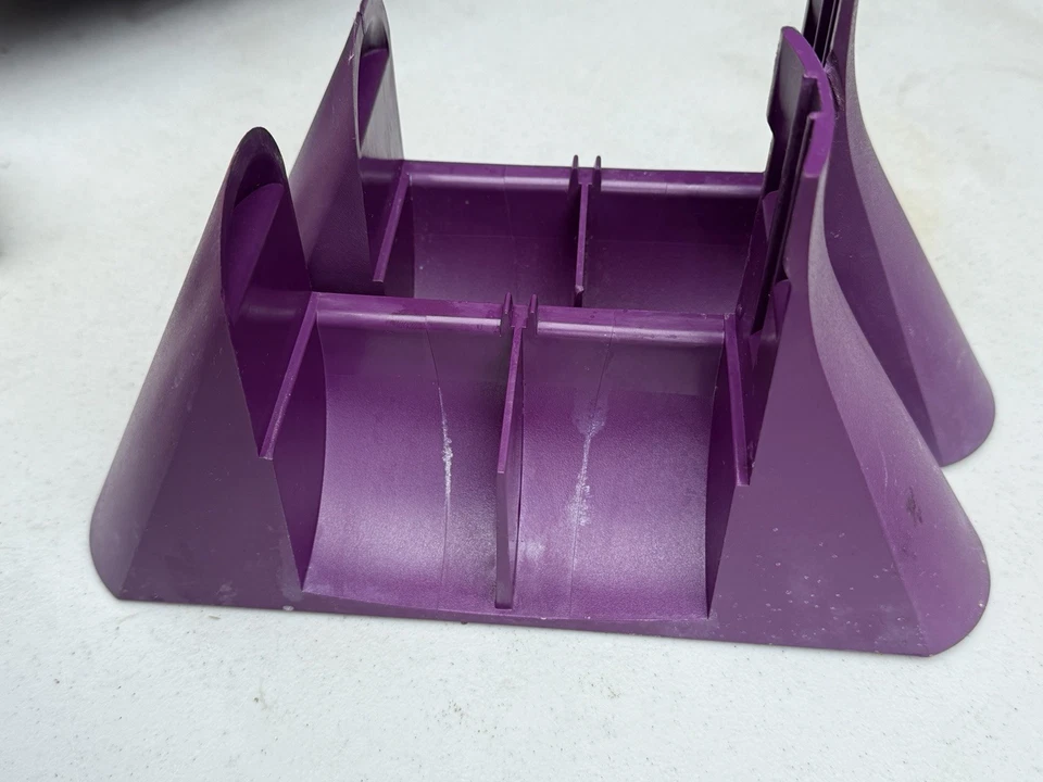 Soportes de pie originales SGI Indigo 2 PÚRPURA 1995 producción gráficos de silicona Foto 2 de 4