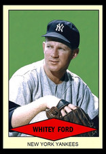 1954  RED HEART WHITEY FORD CARD PERSONALLY MADE  MT