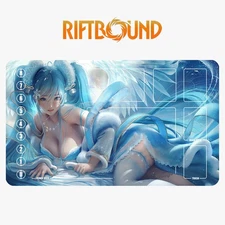 Sona Riftbound Playmat League of Legends Playmat+Bag Trading Card Game Mat 07