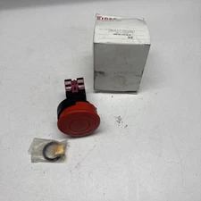 1 NEW IDEC HW1B-V5F02-R EMERGENCY STOP BUTTON NIB Chipped**