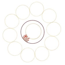 10 Pcs Round Metal Hoops Craft for Dreamcatcher Gift Creations