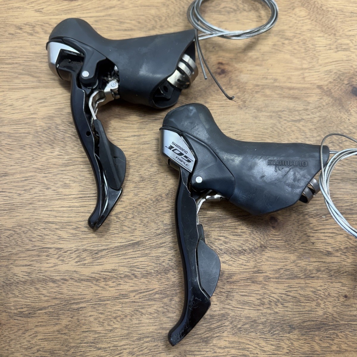 Shimano 105 ST-5700 ST-5703 3x10 Triple Road Bike Shifter Pair | eBay