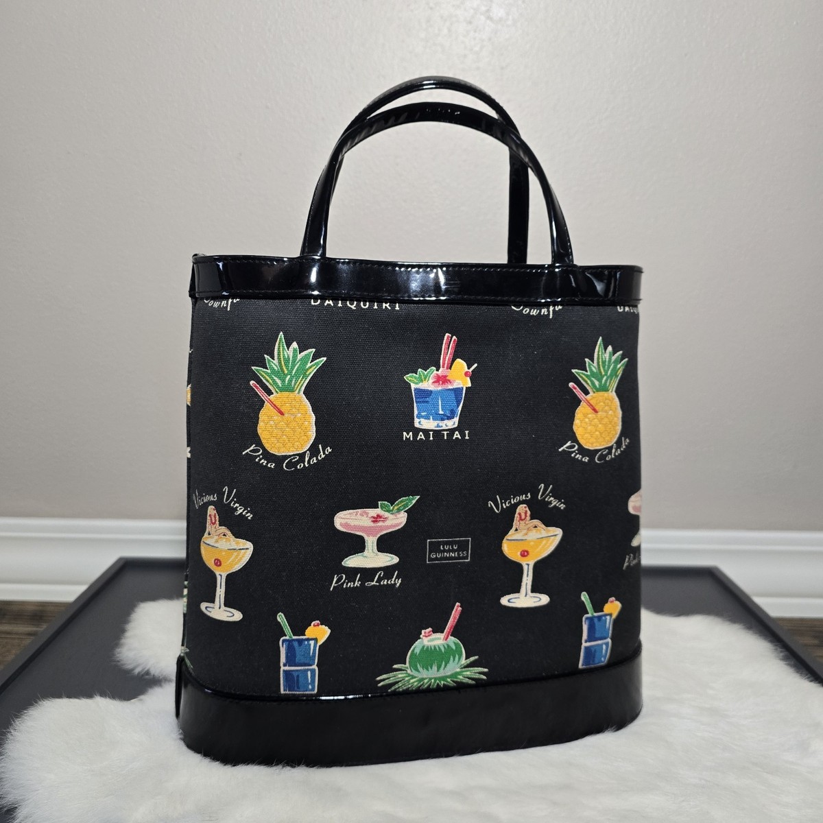 Lulu Guinness Cocktail Tote Bag Handbag London | eBay