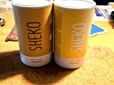 Sheko Balance Shakes ''Hazelnut'' und ''Banana'' zu verkaufen Beide NEU!