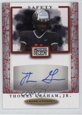 2021 Sage Premier Draft Auto Red Thomas Graham Jr #A127 Auto 1cx3