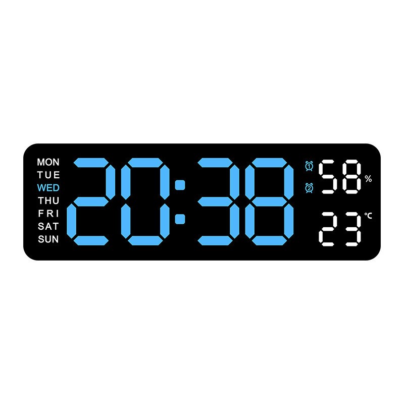 16inch BIG DIGITAL LED CLOCK WALL MOUNT LARGE NUMBERS TIMER 