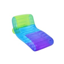 Play Day Gradient Chaise Lounge Pool Float 69 x 42 Inflatable Adult Lounger