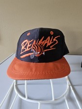 Toddler Size Cincinnati Bengals Vintage Script AJD Brand Snap Back Team NFL Hat