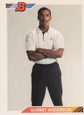 1992 Bowman #298 Garret Anderson RC - Rookie Card California  ID:68407. rookie card picture