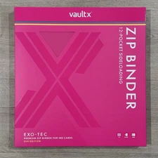 Vault X Pokemon Journey Together SV9 First Edition 12 Pocket Zip Binder - NEW