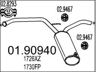 Pot d'échappement Citroen C1