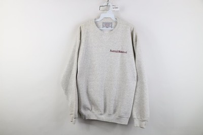 Vintage 90s Mens Medium Plante & Moran LLP Wealth Management Sweatshirt Gray USA