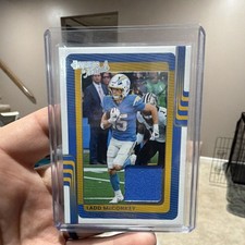 Panini 2025 Donruss Ladd McConkey Chargers Donruss Threads Memorabilia #DTH-LMY