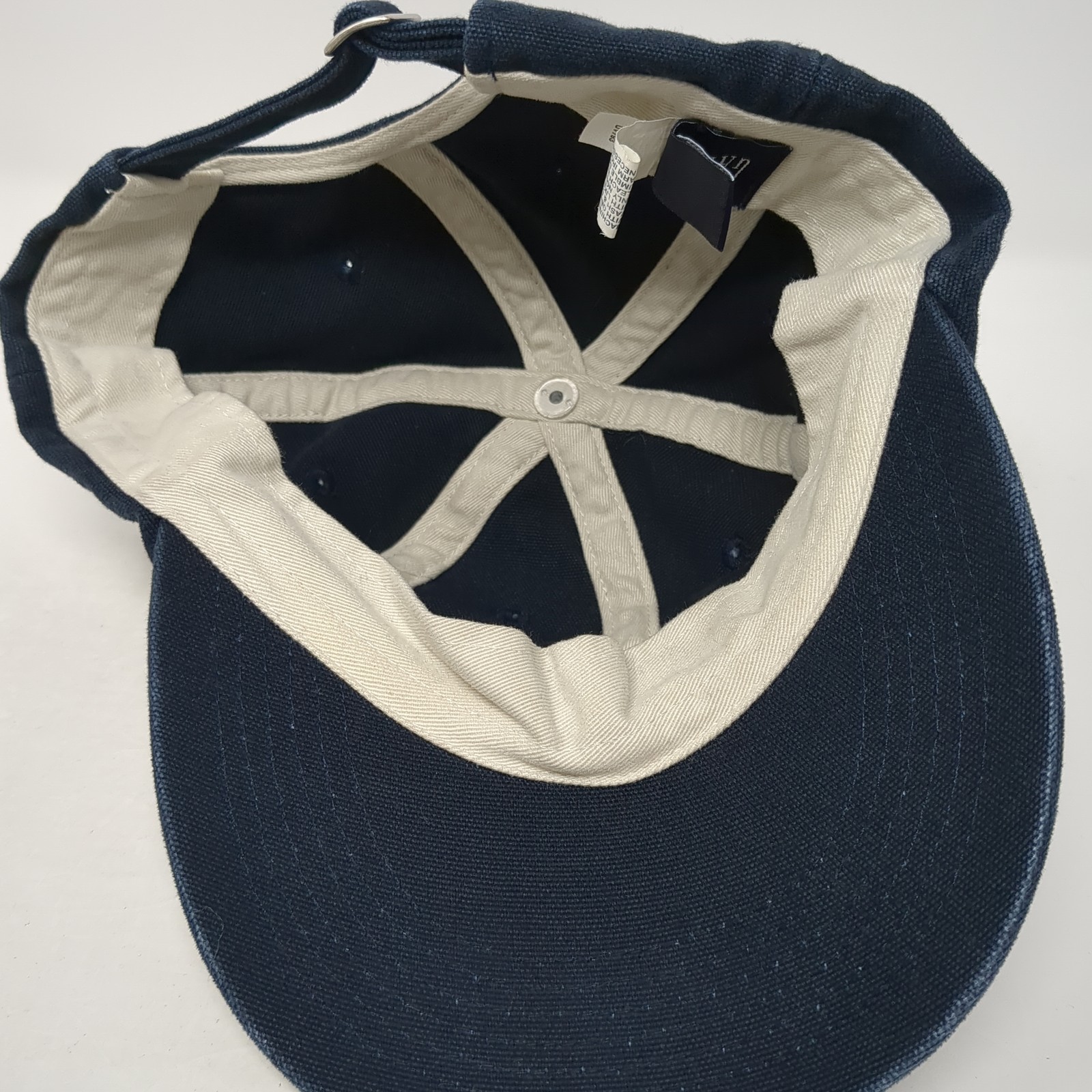 Gap Slideback Hat Blue One Size Adjustable Solid … - image 7