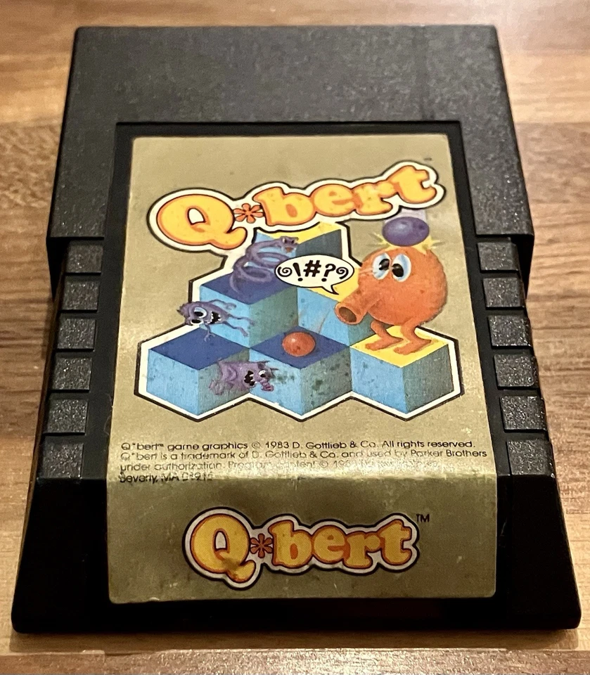 Q*bert Game Cartridge Only Parker Brothers (Intellivision, 1983) - Image 2 of 4