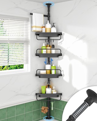 Rustproof Shower Caddy Corner for Bathroom,Bathtub Storage Organizer for Sham...