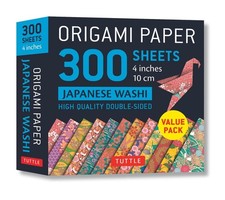Origami Paper 300 sheets Japanese Washi Patterns 4" (10 cm): Tuttle Origami Pape