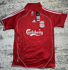 LIVERPOOL 2007/08 Home Shirt Football Soccer Jersey Adidas Men's Medium NWT