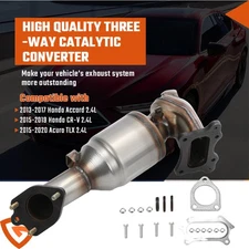 EPA Front Exhaust Catalytic Converter For 2014-2017 Honda Accord 2.4L Direct-Fit
