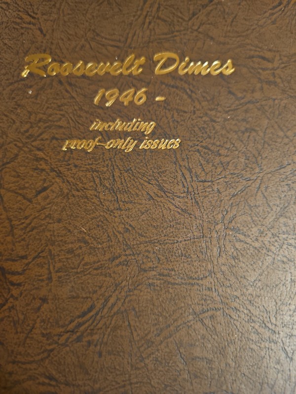 Near Complete Roosevelt Dime Album 1946–2022 Silver, Proof & Silver Proof Collec