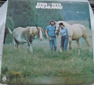 KRIS KRISTOFFERSON & RITA COOLIDGE   BREAKAWAY  VINYL LP  Monument SMNT 80547