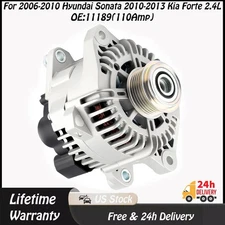 Alternator 11189 For Hyundai Sonata 2006 2007 2008 2009 2010 2.4L Kia Forte
