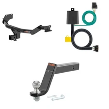 CURT Towing Kit Trailer Hitch Wiring Harness #45064 Ball Mount Pin & Clip, 13427