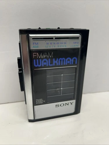 Sony Walkman WM-F41 AM/FM Cassette Player *New Belts* *Cleaned* *Works*