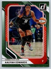 2026 Donruss WNBA #42 Aaliyah Edwards Green Shimmer