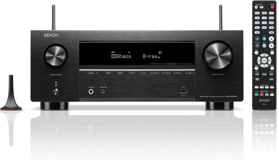 New Denon AVR-X2800H 7.2 Channel 8K Home Theater Receiver, 95W X 7, Japan - Image 2 of 4