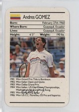 1987 Ace Fact Pack Tennis Andres Gomez 0j9e