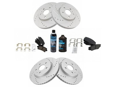 Front and Rear Brake Pad and Rotor Kit fits Chevy Impala 2014-2020 35FJTP