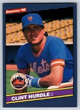 Clint Hurdle 1986 Donruss #434 New York Mets See Photos