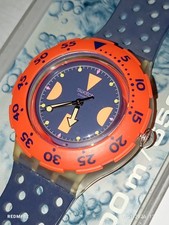 SWATCH SCUBA 1990 DEEP BLUE SDK100 NUOVO PERFETTO FUNZIONANTE