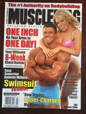 Muscle Mag International Magazine January 2006 Swimsuit Issue Bodybuilding