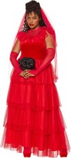 Spirit Halloween Beetlejuice Adult Lydia Deetz Costume Wedding Outfit 2X