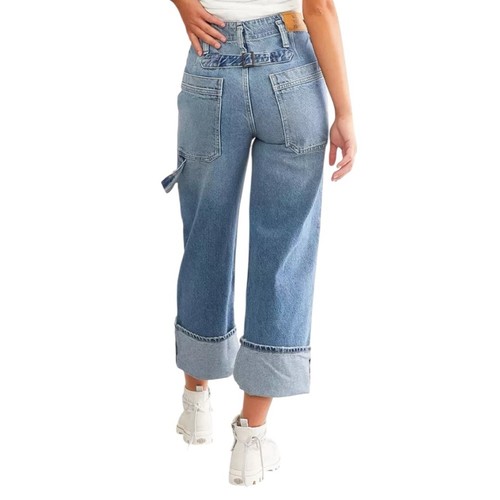 Free People | We The Free Major Leagues Cuffed Cropped Jean - Picture 4 of 15