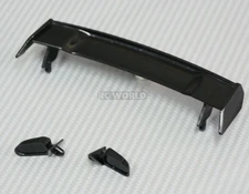 RC 1/10 RC Car Accessories -WING SPOILER -MIRRORS -Match Color -BLACK-