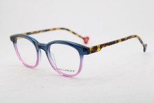 NEW BELLINGER DENMARK LOVE COLORS C.465 BLUE PINK AUTHENTIC EYEGLASSES 47-19