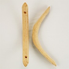 2 OAK HIP HUGGER Brackets Braces chair seat back side Pair set two hiphugger