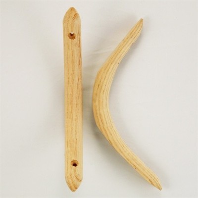 2 OAK HIP HUGGER Brackets Braces chair seat back side Pair set two hiphugger