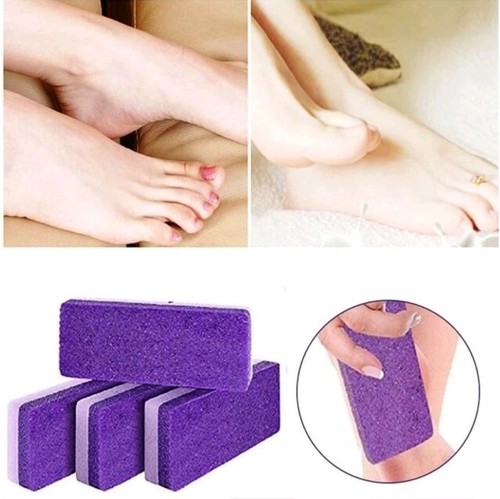 4 x Foot Pumice Sponge Callus Exfoliate Hard Skin Remove Pedicure Scrubber - Picture 2 of 5
