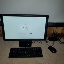 LG Chrome All-in-one 22-in Monitor With Power Supply Keyboard And Mouse