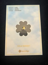 Australia .55 Gram Gold Nugget / LuckRips 4354.49 per troy oz