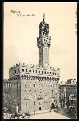 Firenze, Palazzo Vecchio, Ansichtskarte 
