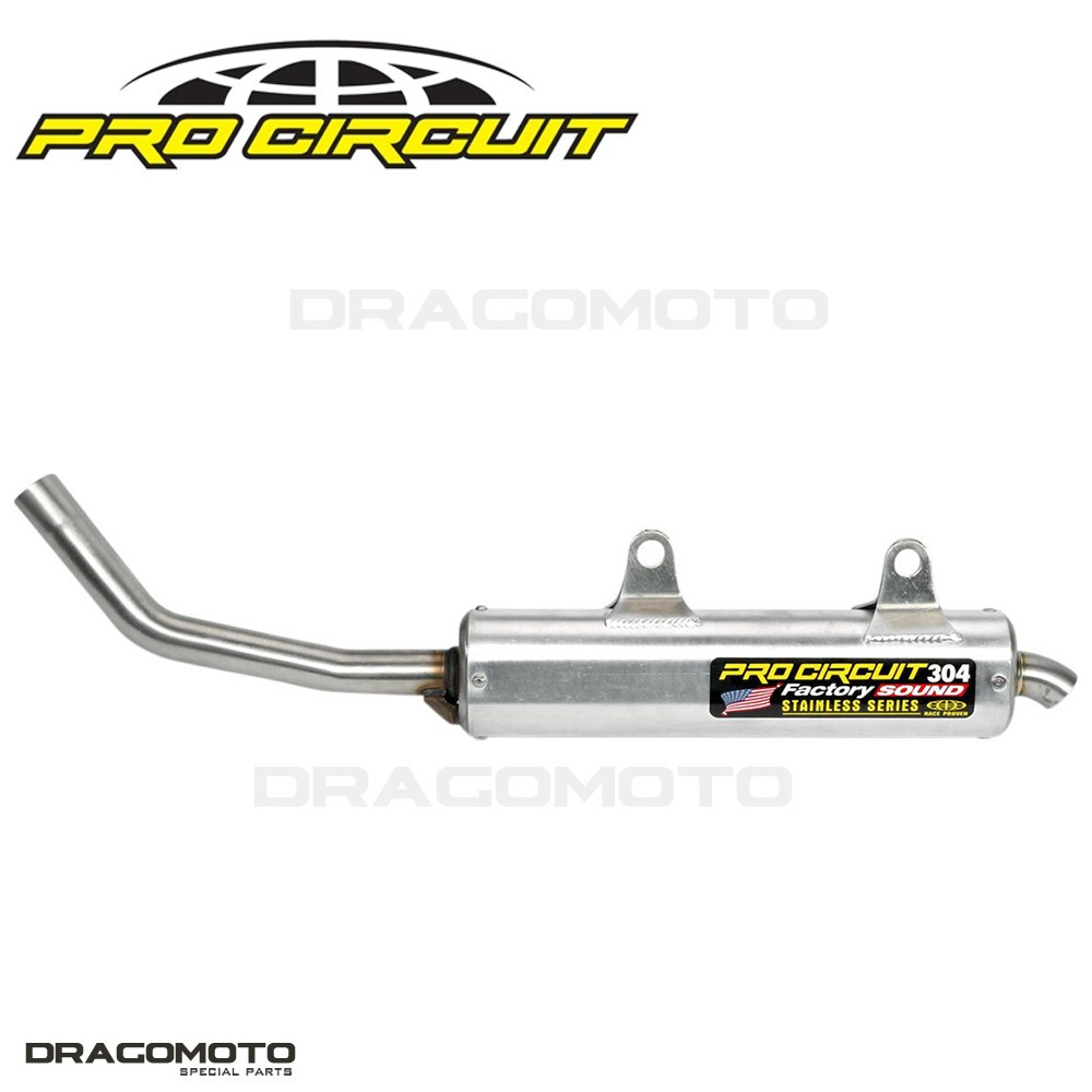 Ligne d'échappement KTM EXC 300 1996-1997 Pro Circuit ST96300-304 en acier brut