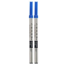 Cross Selectip Gel Rollerball Pen Refill - Blue - Medium - Dual Pack 8521-2