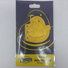 PEEPS Yellow Chick Lace Through Shoe Sneaker Boot Charm Accessory Bling Two Pack
